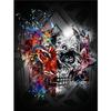 Full 5D Diy Diamond Painting Skull and Tiger Embroidery Cross Stitch Home Decor Handmade Gift