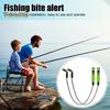 2 шт., цепь сигнализации поклевки для ловли карпа, портативный легкий индикатор поклевки для рыбы, подвеска для оповещения о поклевке для пресноводной соленой воды, аксессуары для рыбалки на открытом воздухе