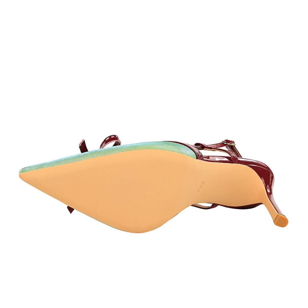 Туфли-лодочки, Тонкий каблук, Туфли на высоком каблуке с женственным темпераментом, Пустой задний ремешок, Женские туфли