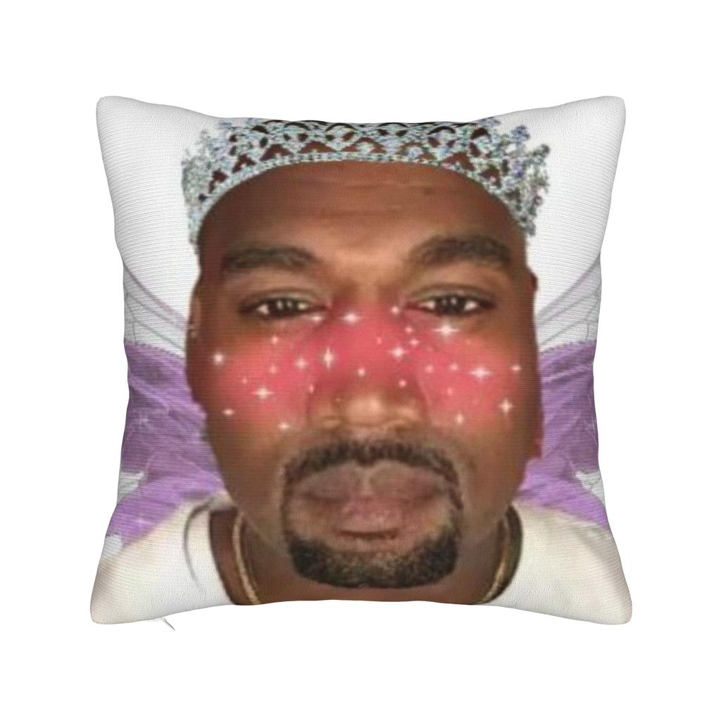 K-kanyes W-wests Забавная Подушка Чехол Аксессуары Мягкая Наволочка Декор Чехол для Подушки-плед Сиденье Разные Размеры