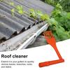 Инструмент для чистки крыш с регулируемой многоугольной головкой Мини-грабли для удаления мусора с водостоков Эффективный очиститель крыш с водостоками