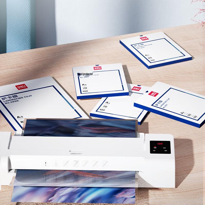 Deli A4 Thermal Laminating Pouches CN plug (adapter included)