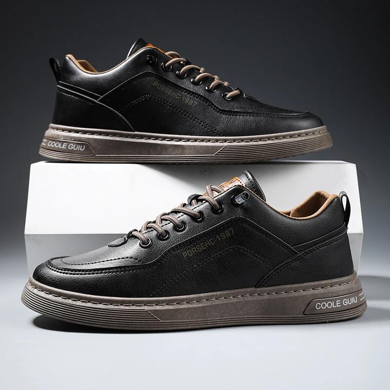 Модные новые туфли для мужчин, удобные повседневные туфли на плоской подошве, кроссовки для мужчин на открытом воздухе, модные туфли на одной педали для мужчин