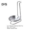Stainless Steel Soup Ladle Holder Removable Prevent Drips Eating Hotpot Soup Spoon Rack