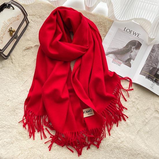 Winter Women Scarf Female Luxury Brand Scarves Lady Tassel Bandana Women Solid Shawl