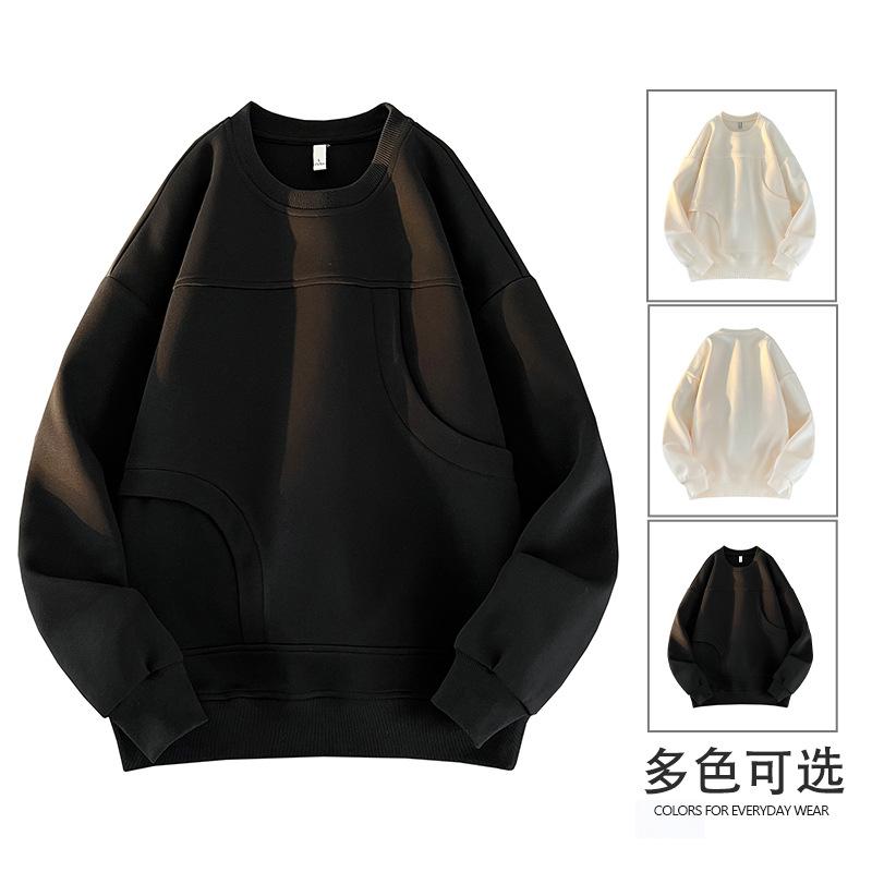 Модный брендовый свитшот с круглым вырезом для женщин, весна и осень, повседневный свободный корейский стиль, модные ленивые топы и куртки с длинными рукавами