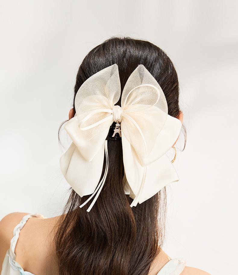 ELLE Chiffon Flowing Ponytail Clip