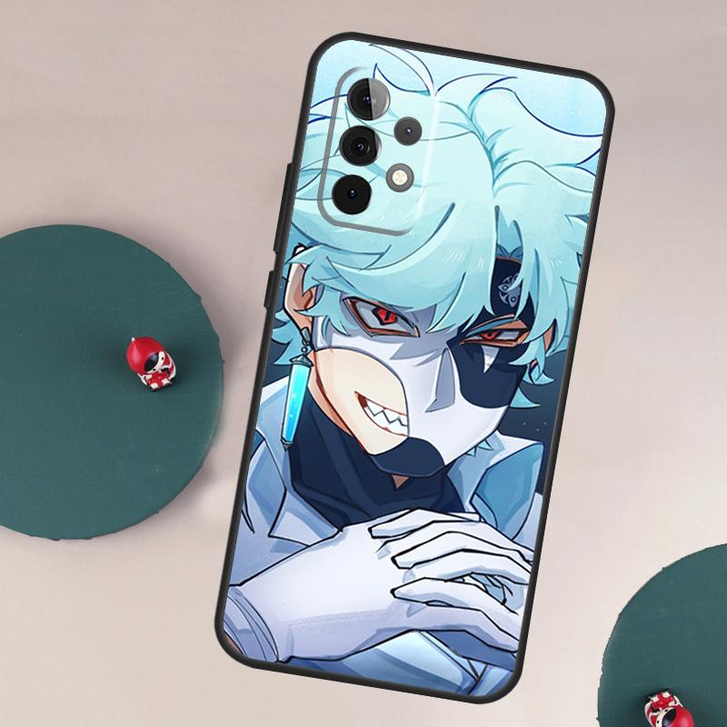 Чехол Il Dottore Genshin Impact для Samsung Galaxy A13 A23 A33 A53 A73 A12 A22 A32 A52 A52S A04S A50 A51 A71 Чехол