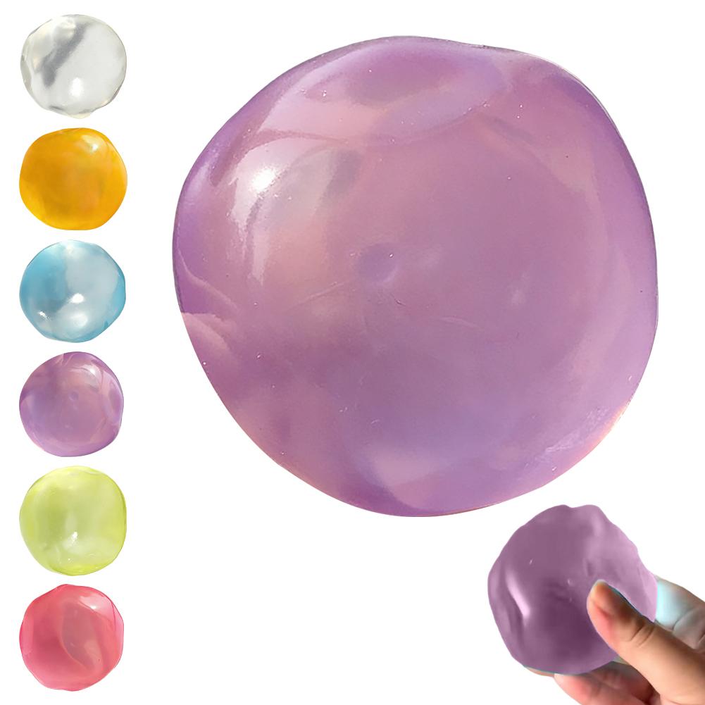 Squishy Moldable Crystal Ball Squeeze Toy Transparent Slow-Rebound Decompression Relax After Studying Toys
