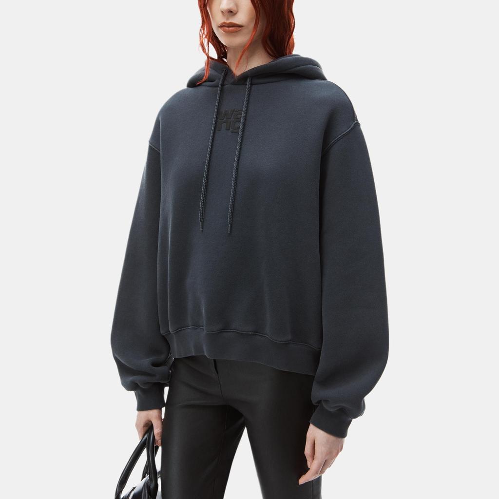 Alexander Wang Logo Printed Drawstring Hoodie Women's 4CC3222069-094A