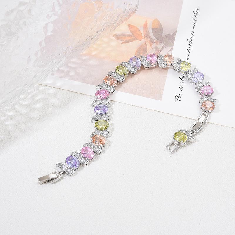 Best-selling Womens Zircon Bracelet Colorfast Fashion Live Fox Jewelry