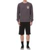 Evisu Шорты с принтом «Рукописное письмо» SS22 Мужские шорты Черный 2ESEPM2ST445XXCT