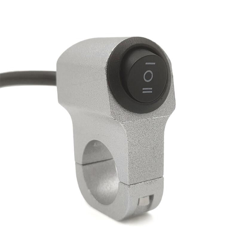 Алюминиевый сплав руль мотоцикла переключатель фары трехпозиционный водонепроницаемый переключатель 12 В противотуманный прожектор ретро переключатель