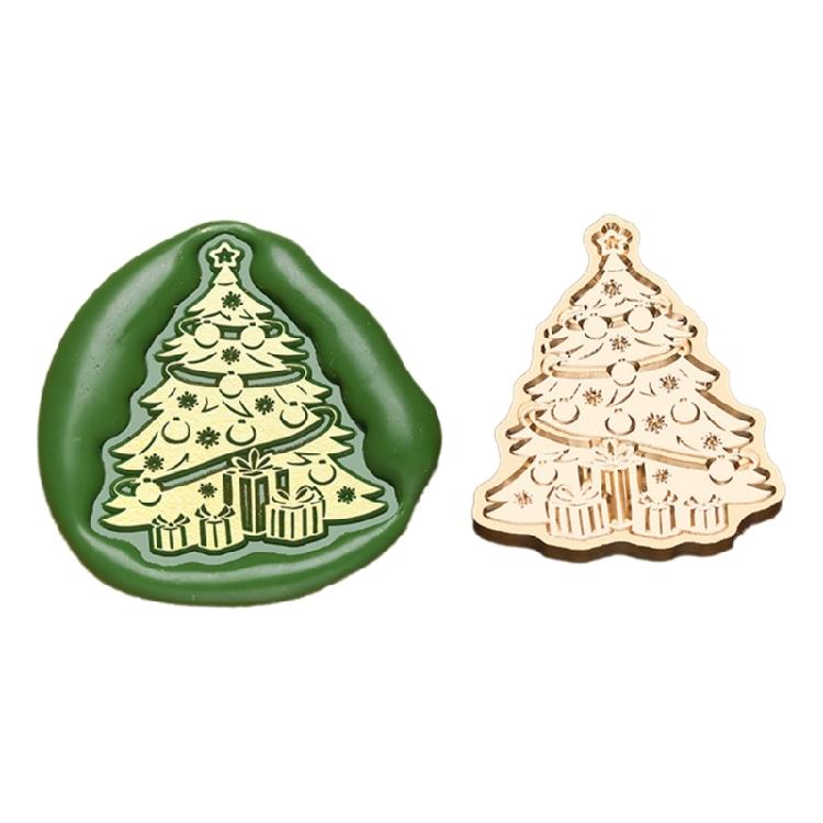 Винтажная рождественская головка для сургучной печати для свадебных приглашений, конвертов, скрапбукинга, сменные головки для тисненых сургучных печатей