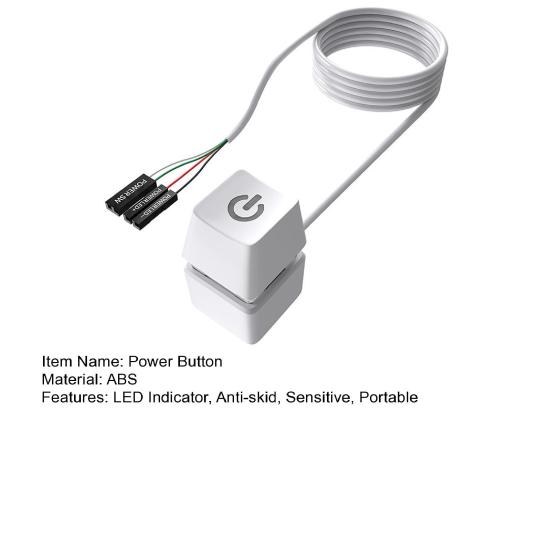 Компьютер Внешнее питание Светодиодные индикаторы Кнопка компьютера Цветной Настольный удлинитель Домашняя материнская плата