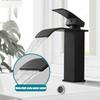 Waterfall Sink Faucet Bathroom Accessories Dual Control of Hot and Cold Bathroom Mixer Tap Washbasin Faucet Set Fixture Home