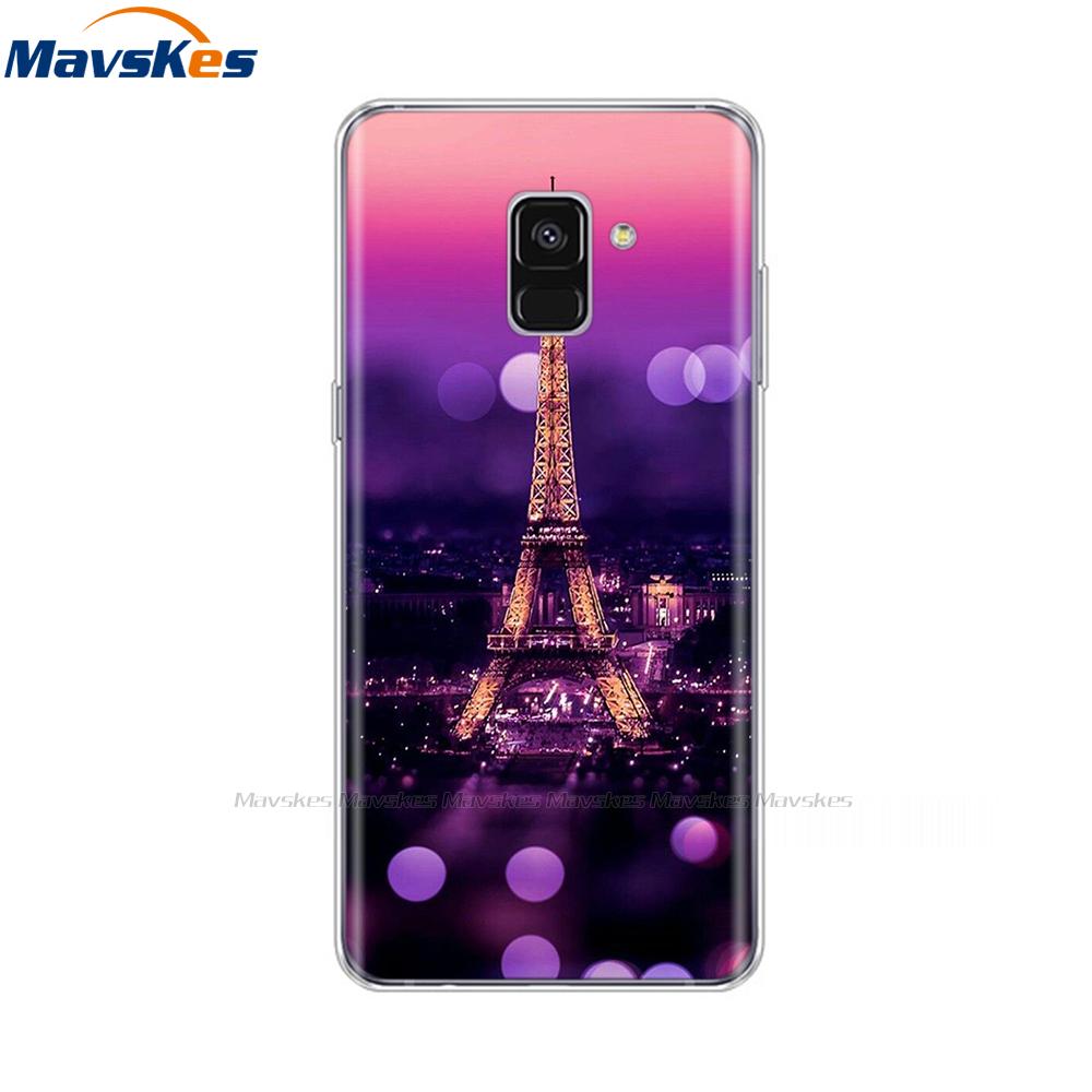 Чехол для Samsung Galaxy A8 2018 A530 Силиконовый чехол для Samsung A8 Plus 2018 A730 Мягкий чехол из ТПУ для корпуса телефона Galaxy A8 A 8