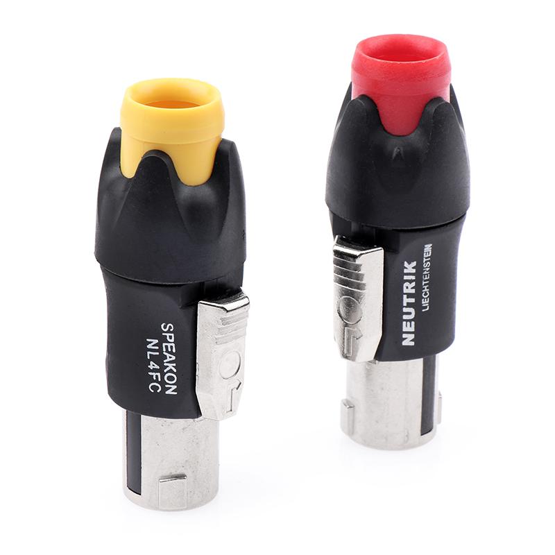 Металлический 4-контактный омический разъем профессиональный аудиоразъем Stage Slightly аксессуары для акустических проводов без пайки Nl4Fc