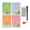 Handwriting Practice Book for Kids Magic Grooved Writing Copybook Reusable Writing Practice Workbook Kindergarten Pre-School Essentials for