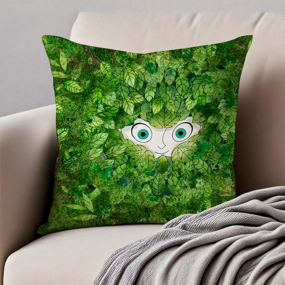 The SSecret of Kells Cushion Cover Pillowcase Antidustmite Invisible Zipper Short Plush Sofa Cushion