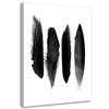 Canvas Print Abstract Black and White