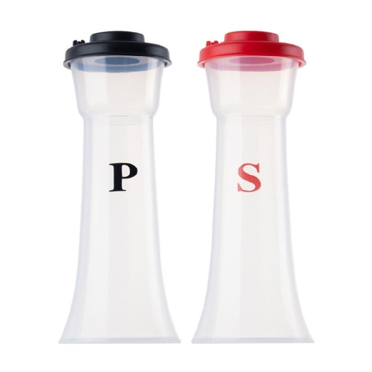 2 шт. Компактные пластиковые баночки для специй, соли, сахара и перца, портативный дозатор для приправ, кухонный инструмент.