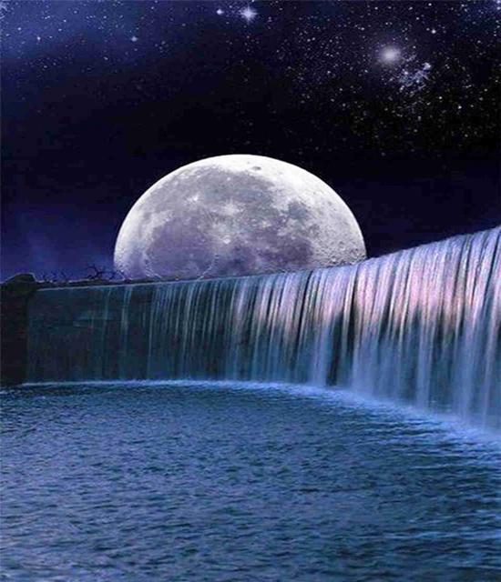 RUOPOTY Paint By Numbers Moon Scenery Unique Gift Home Decoration Picture By Number Sea Acrylic Drawing On Canvas