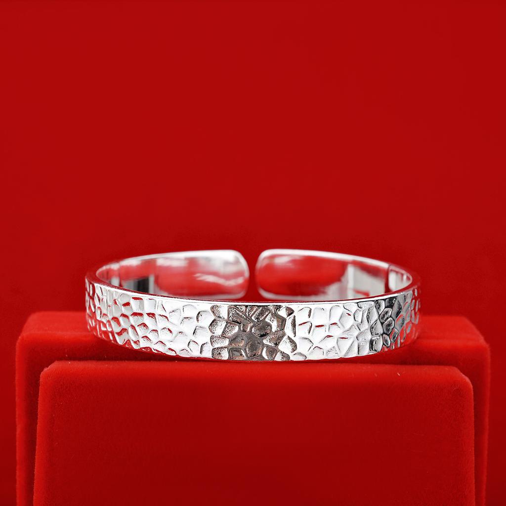 Personalized Hammer Pattern Snake Skin Bracelet, Female Fish Lin Dragon Lin Open Bracelet Jewelry Wholesale Birthday Gift