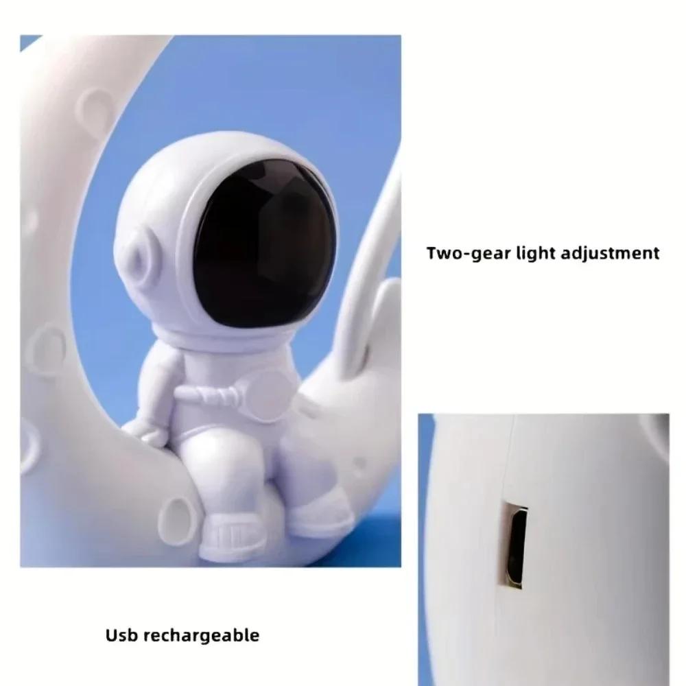 Novelty Lamp Rechargeable LED Night Light Moon USB Desk Lamp For Home Study Bedroom Room Decoration LED Table Reading Lamp Gift