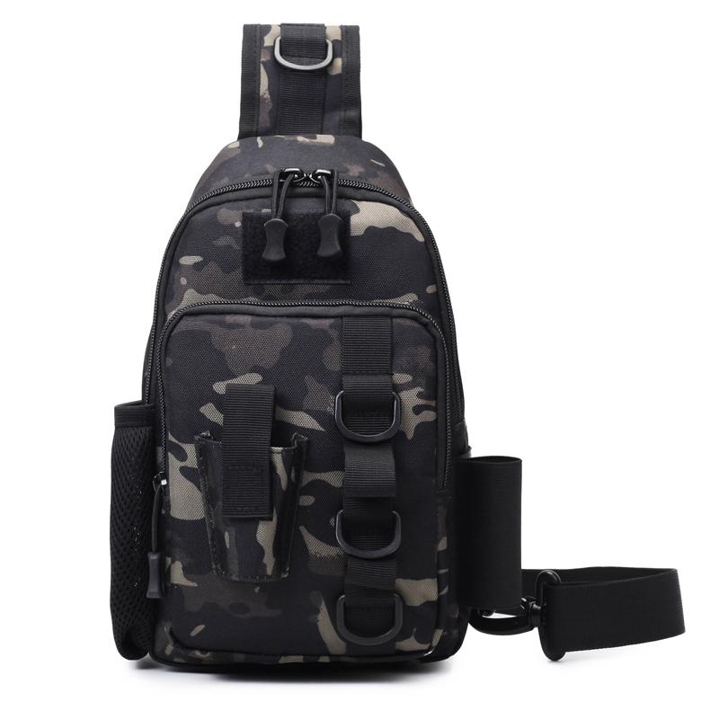Новая нагрудная сумка Luya, многофункциональная, для активного отдыха, спорта, досуга, тактическая, из холста, сумка кроссбоди, водонепроницаемая, портативная, сумка для хранения удочек