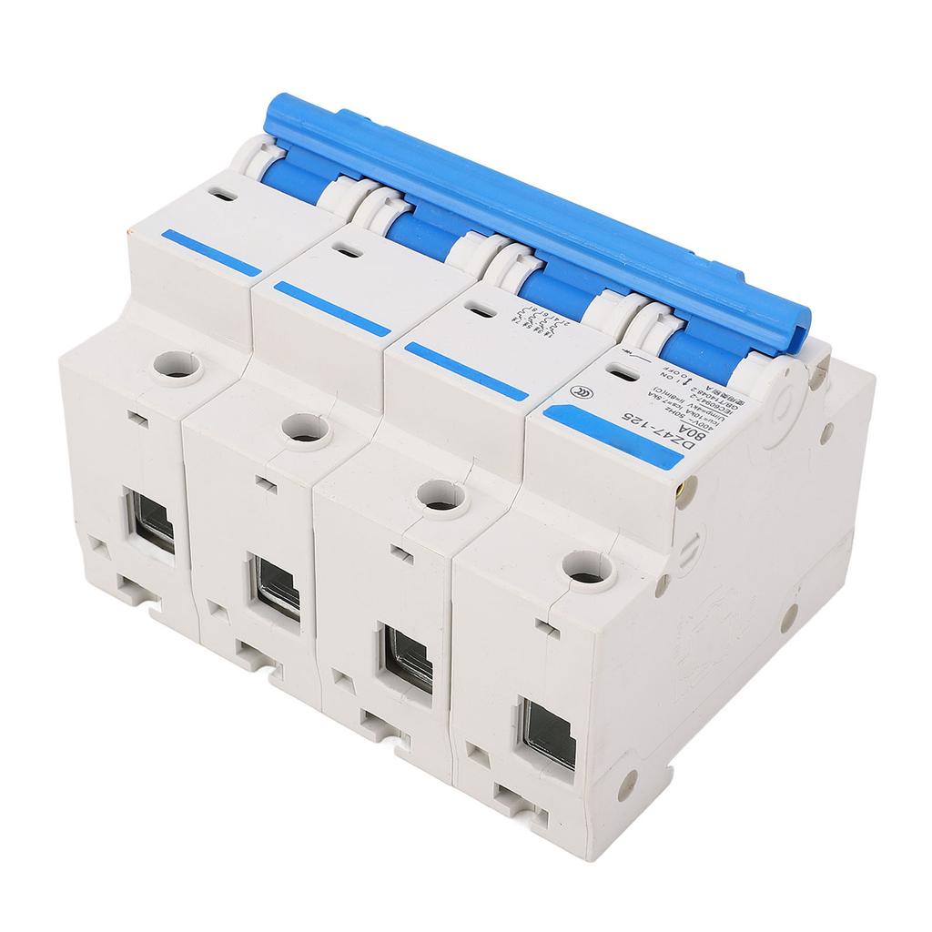 Автоматический выключатель для монтажа на DIN-рейку 4 полюса 400 В 80 А Универсальная защита безопасности Огнестойкий Разъединитель