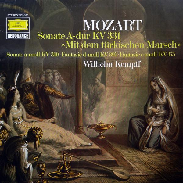 Виниловая пластинка WOLFGANG AMADEUS MOZART , WILHELM K - Соната Ля-мажор KV 331 "С турецким маршем" 2535168 Deutsche Grammo 1976 Германия Классика Б/у