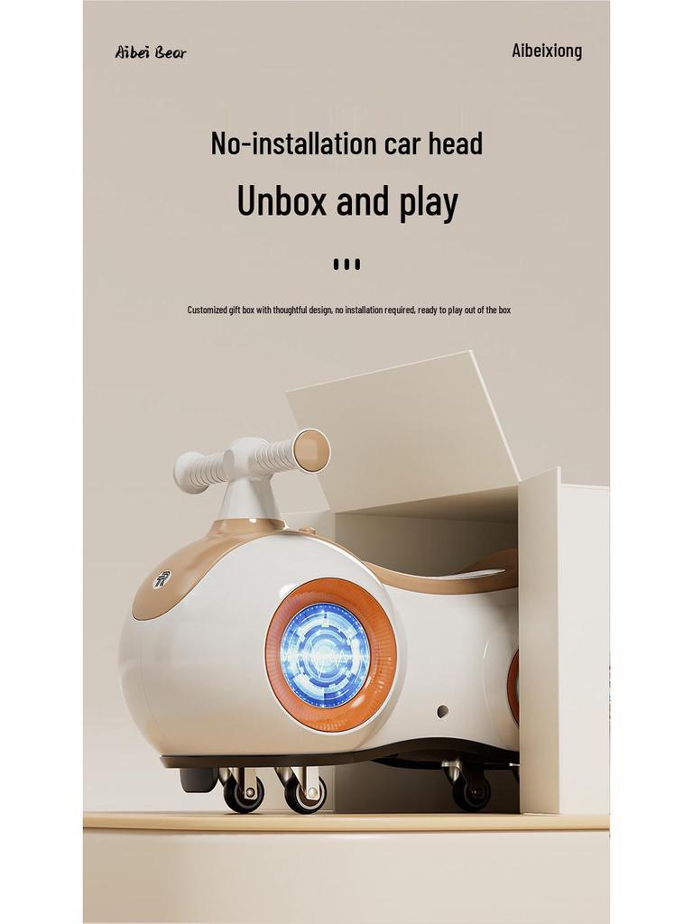 Одобренные знаменитостями детские ходунки и беговел: Бесшумная, противоударная машина-твист для детей в возрасте 1-3 лет