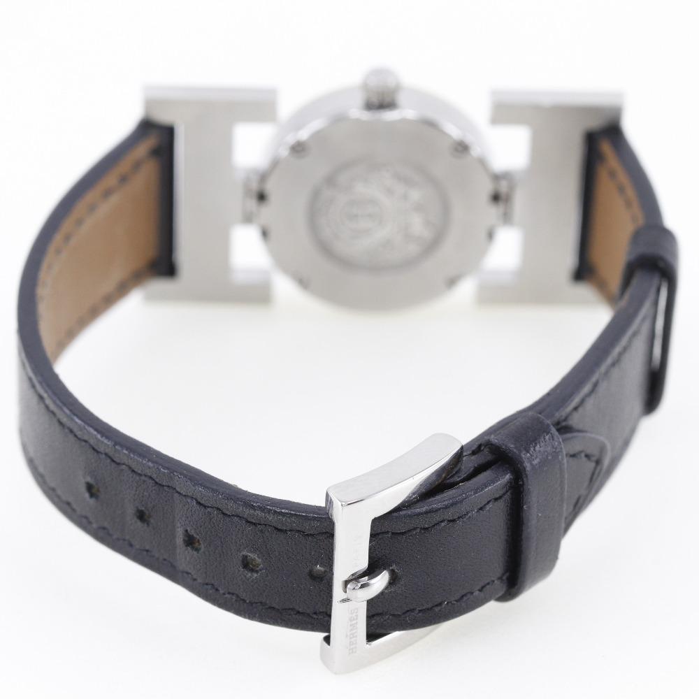 Hermes Часы Paprika Watches PA1.220 Белый циферблат Нержавеющая сталь/кожа Кварцевый Аналоговый дисплей Женские Б/у