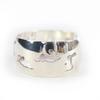 Great HERMES Bangle Rabbit motif accessory bracelet Silver 925 Women Used