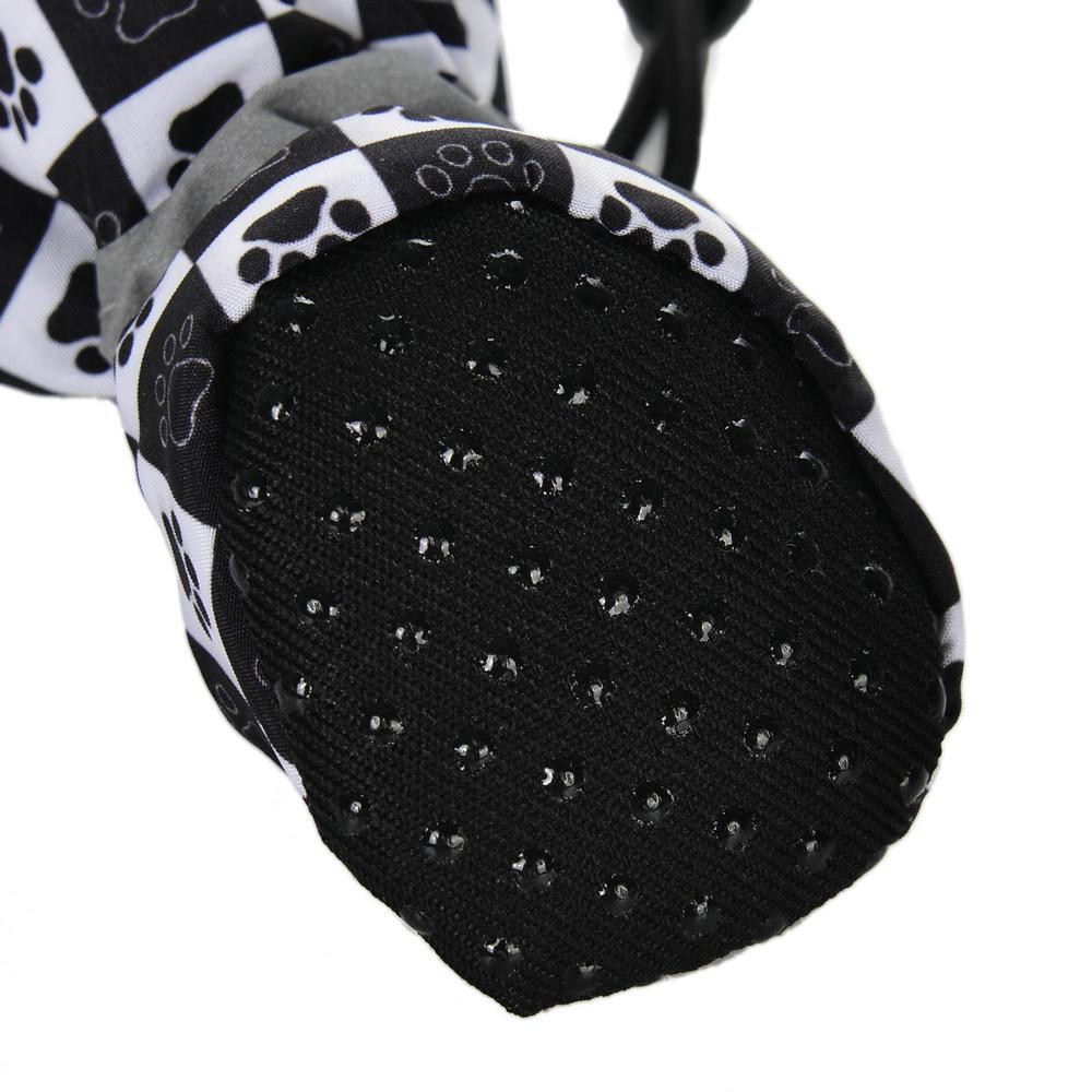 Осенние 4 шт. обувь для маленьких средних собак, кошек, мягкие противоскользящие ботинки для собак, защита лап для щенков, пинетки, обувь для собак, обувь для высоких температур, тротуарные ботинки