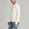 Polo Ralph Lauren SS21 Logo Embroidered Cable Knit Cotton Sweater Men Sweater Off-White MNPOSWE16820693-101