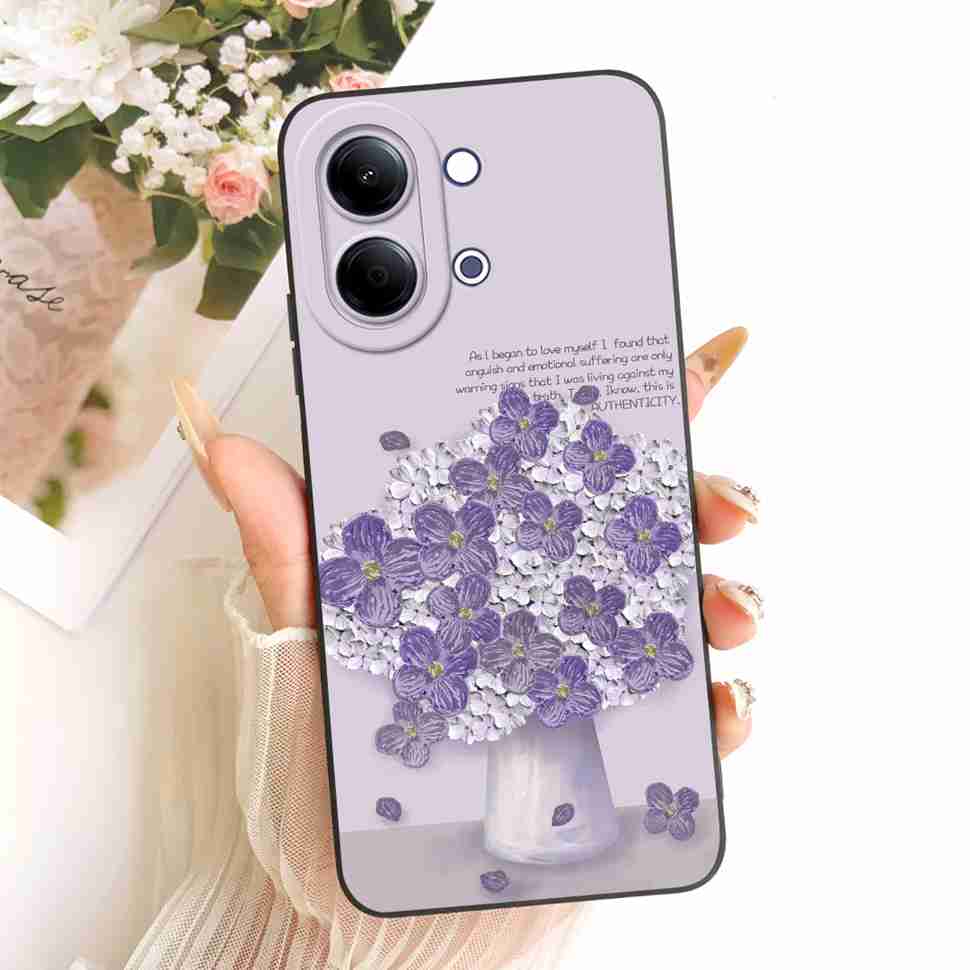 Для vivo Y05 4G 6.74" Чехол Силиконовая Задняя Крышка Ударопрочный Для Vivo Y11D VIVO Y05 4G Популярные Расписные Бабочки Чехлы для Телефона