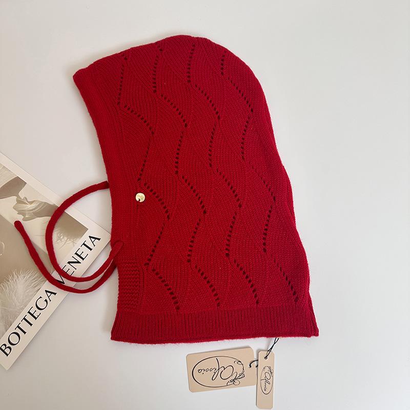 Женская зимняя мягкая шапка-бини, худи, балаклава, шарф с капюшоном - Термальная маска для лица и гетра для шеи, эластичная, регулируемая застежка на шнурке, ветрозащитная