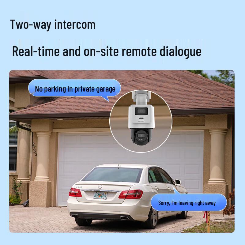 Hikvision 4G Wireless Outdoor Dual-Camera Security System CN plug (adapter included)