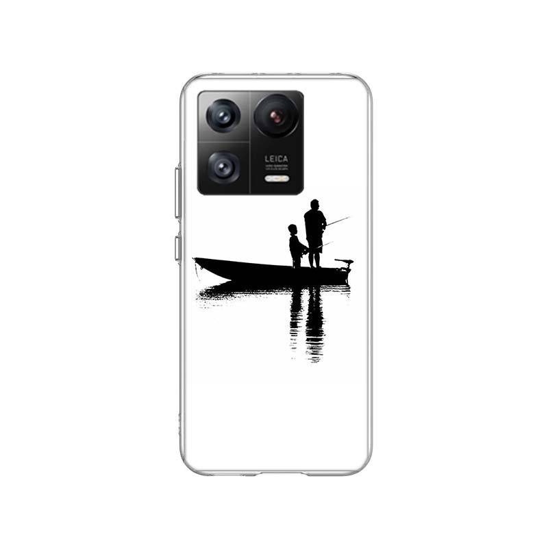 Чехол для телефона "Рыбалка на лодке рыбака" для Xiaomi Poco F7 Ultra X7 X6 M8 M7 M6 M4 M3 Pro X4 Mi 15 15T 14 14T 12T 12S 10T Pro 1