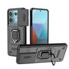 For Redmi Note 13 Pro Case Slide Windows Cover Redmi Note 13 Pro Fundas Battle Ring Holder Push Lens Case Redmi Note 13 Pro