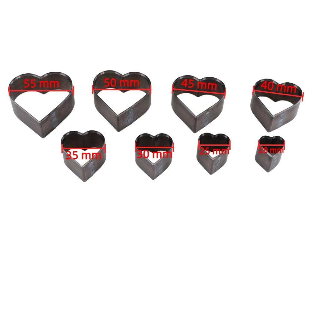8PCS Alloy Steel Leather Cutting Die Set Hollow Punch Set for Leatherwork, Fabric, Foam