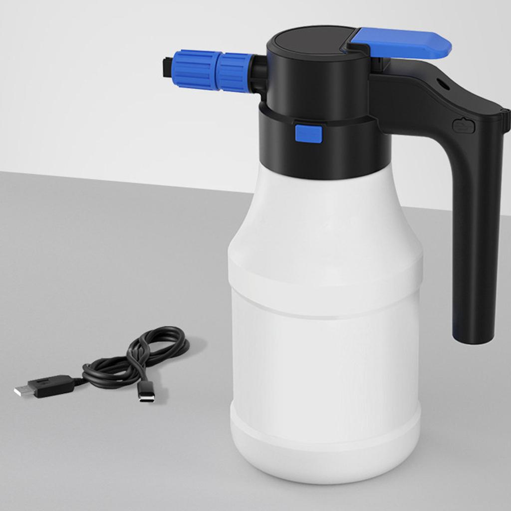 Electric Foam Sprayer 1.5L Foam Generator for Car Wash 2600mAh Lithium Battery Foam Lance 1h Endurance Car Wash Towel Foam Wash