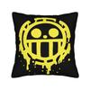 Luffy Anime Chopper Square Pillowcases Polyester Car Cushion Cover Cool Home Decoration Pillow Cover