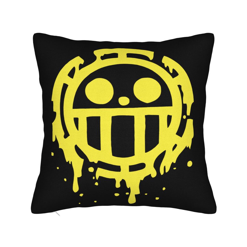 Luffy Anime Chopper Square Pillowcases Polyester Car Cushion Cover Cool Home Decoration Pillow Cover
