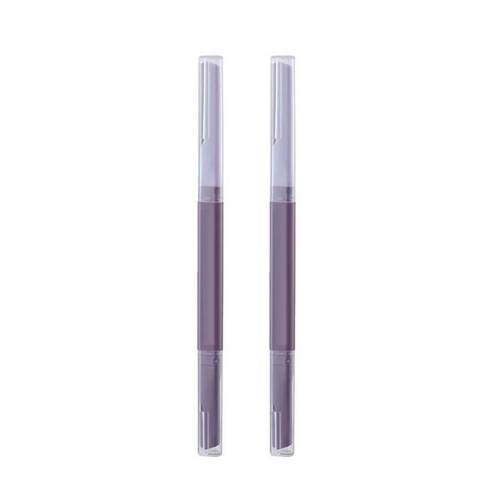 1/2Pcs Double Headed Eyebrow Razor with Protective Net Facial Razor Beginner-Friendly