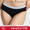 Victoria's Secret Хлопковые трусы-хипстеры с логотипом на поясе