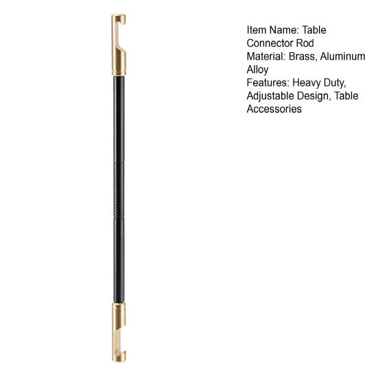 Сетчатый соединительный стержень для стола из прочного алюминиевого сплава с латунными концами, регулируемый, портативный, для кемпинга, складной