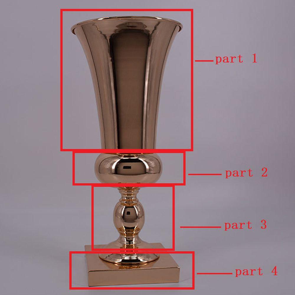 43cm Large Centrepiece Iron Home Decorative Table Decor Flower Vase Wedding